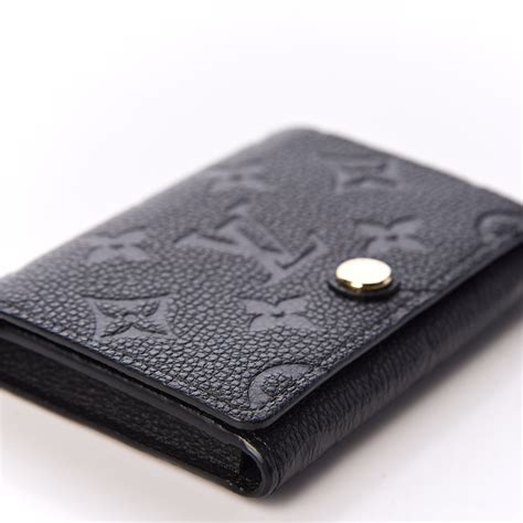 louis vuitton business card holder replica|louis vuitton empreinte card holder.